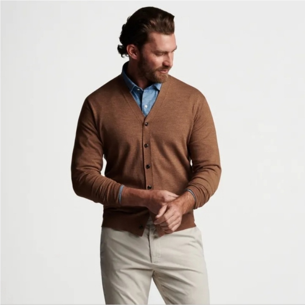 Peter Millar Cardigan Excursionist Flex NWT Sz Medium